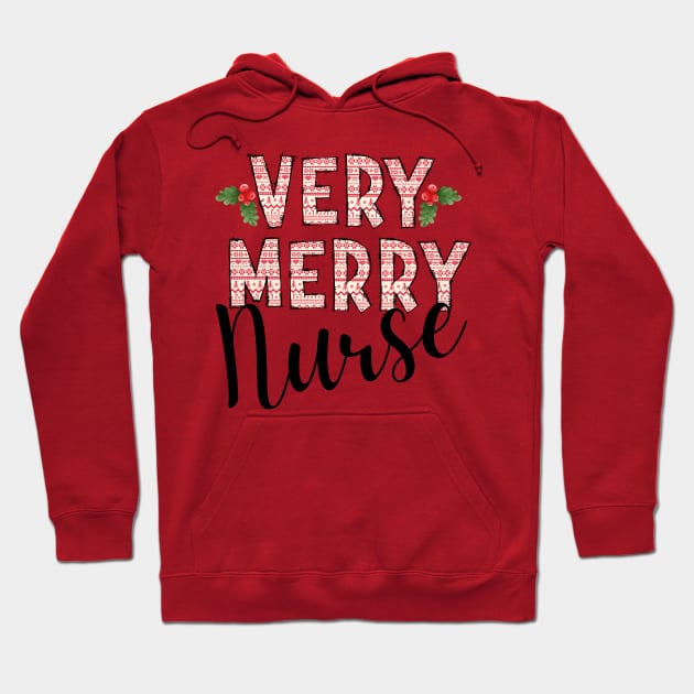 Very Merry Nurse Hoodie by Curio Pop Relics